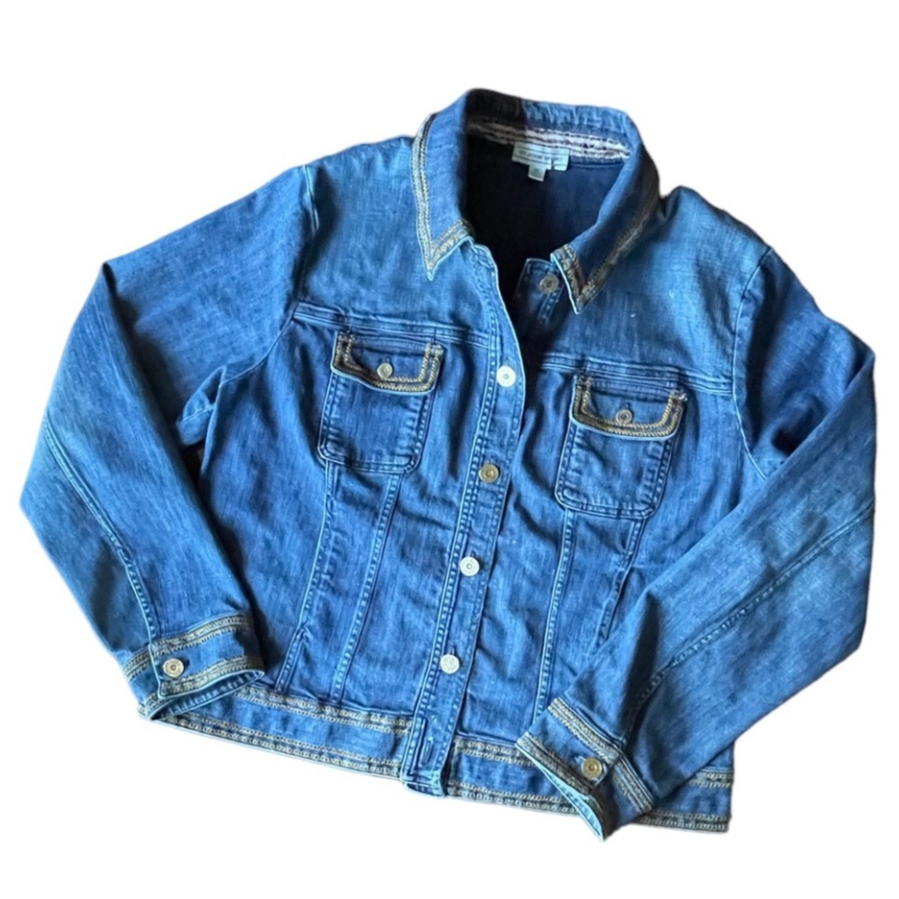 St. John Classic Blue Denim Jacket